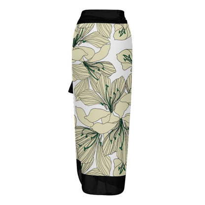Casual Printed One-Piece Swimsuit And Cover Up 2305102501