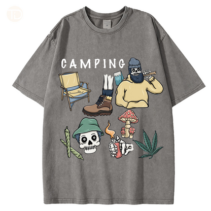 Unisex Vintage Wash Denim T-Shirts