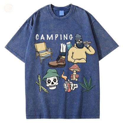 Unisex Vintage Wash Denim T-Shirts