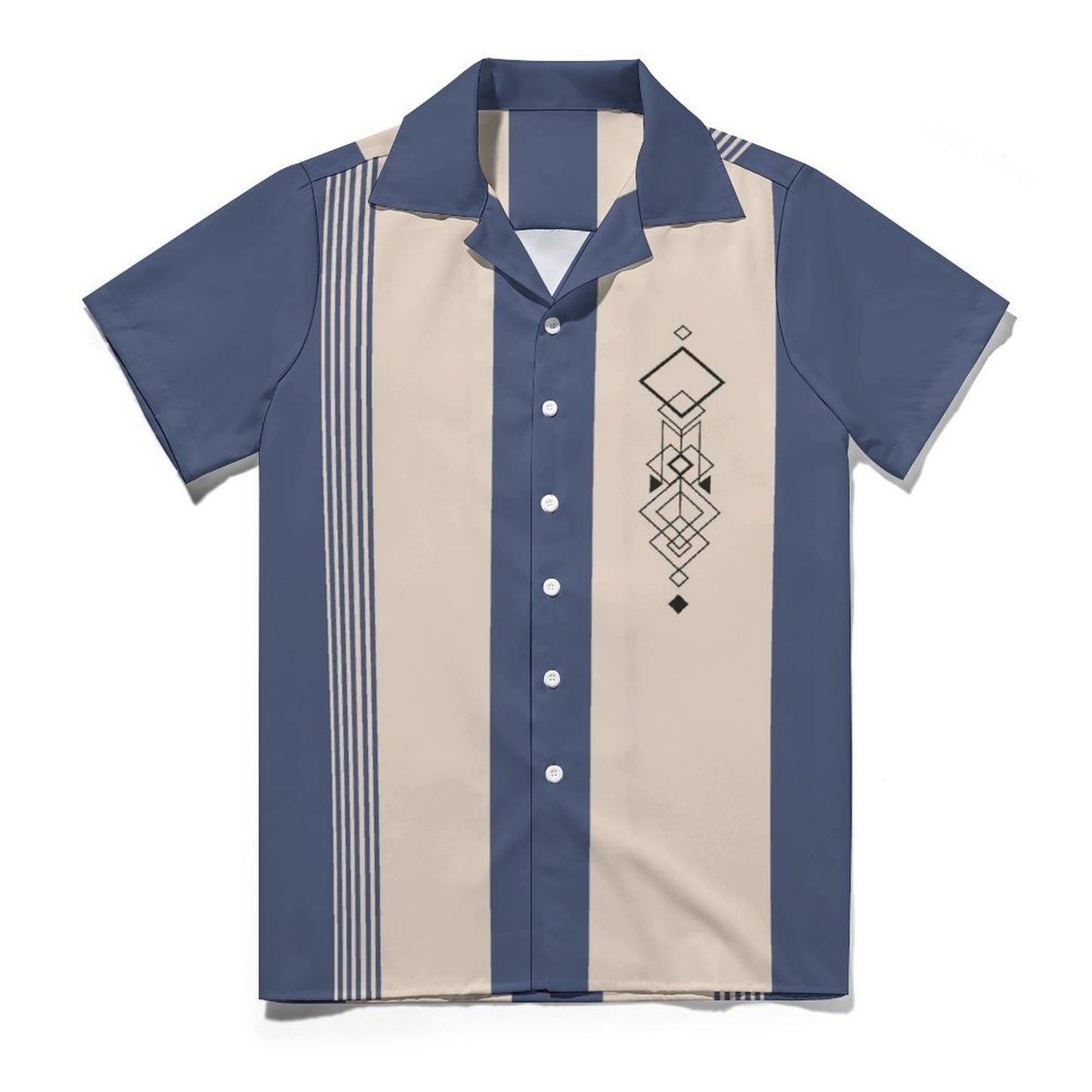 Men's Hawaiian Print Casual Shirt 2304104792