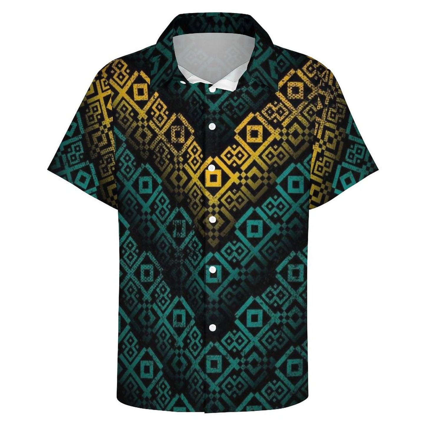 Men's Fashion Casual Printed Short Sleeve Shirts 2306102201