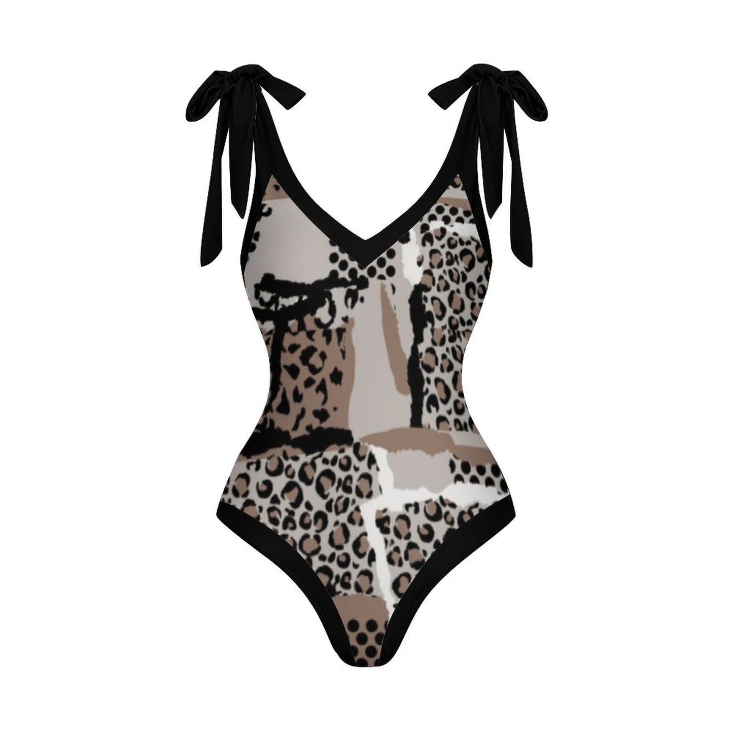 Casual Printed One-Piece Swimsuit And Cover Up 2305102879