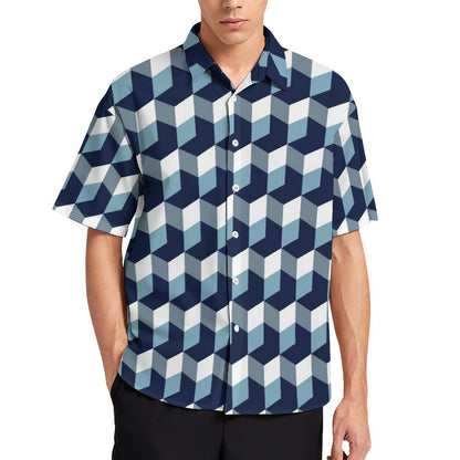 Men's Fashion Casual Printed Short Sleeve Shirts 2306101896
