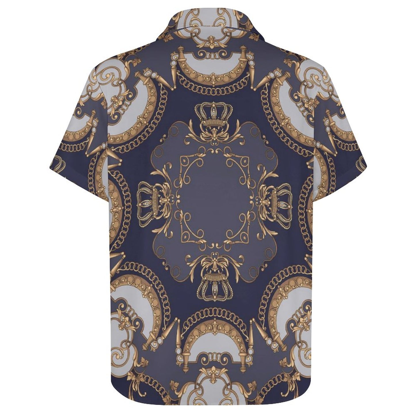 Men's Fashion Casual Printed Short Sleeve Shirts 2306100958
