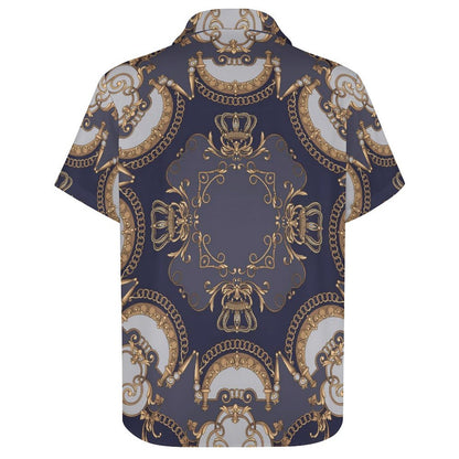 Men's Fashion Casual Printed Short Sleeve Shirts 2306100958