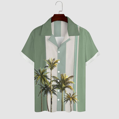 Men's Hawaiian Print Casual Shirt 2304106952