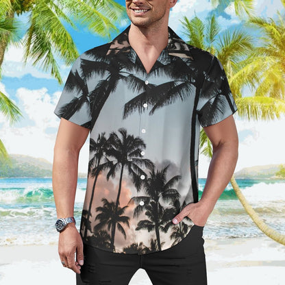 Men's Hawaiian Print Casual Shirt 2304107431