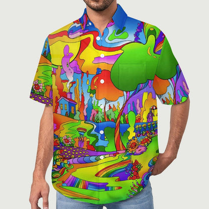 Men's Vacation Hawaiian Shirt 2306100913