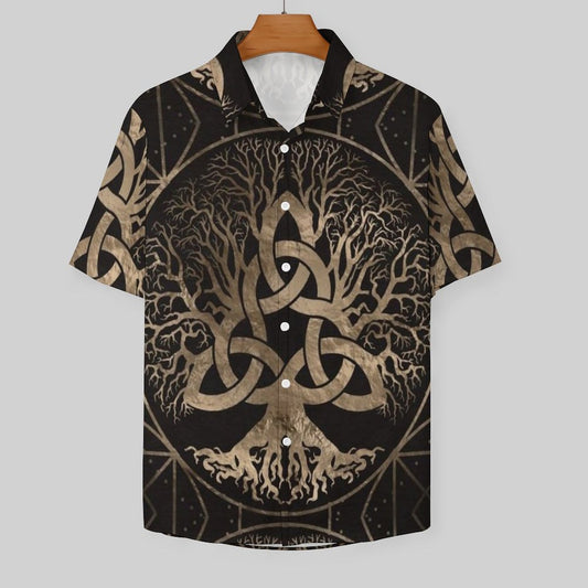 Men's Fashion Casual Printed Short Sleeve Shirts 2306101394