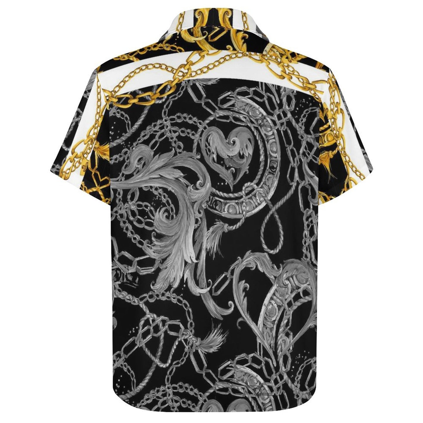 Men's Fashion Casual Printed Short Sleeve Shirts 2306101131