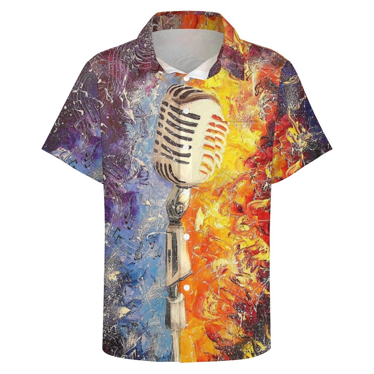 Men's Hawaiian Casual Short Sleeve Shirt 2306103341