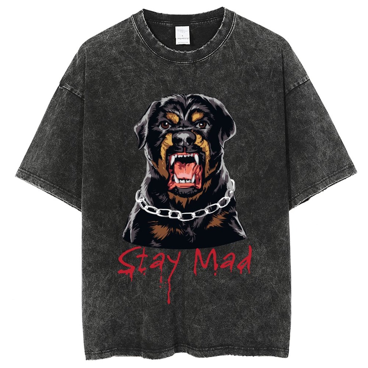 Unisex Vintage Solid Wash T-Shirts 2305102635