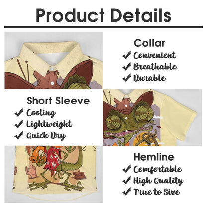 Men's Hawaiian Casual Short Sleeve Shirt 2306103512