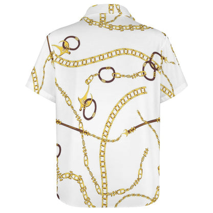 Men's Fashion Casual Printed Short Sleeve Shirts 2306100785
