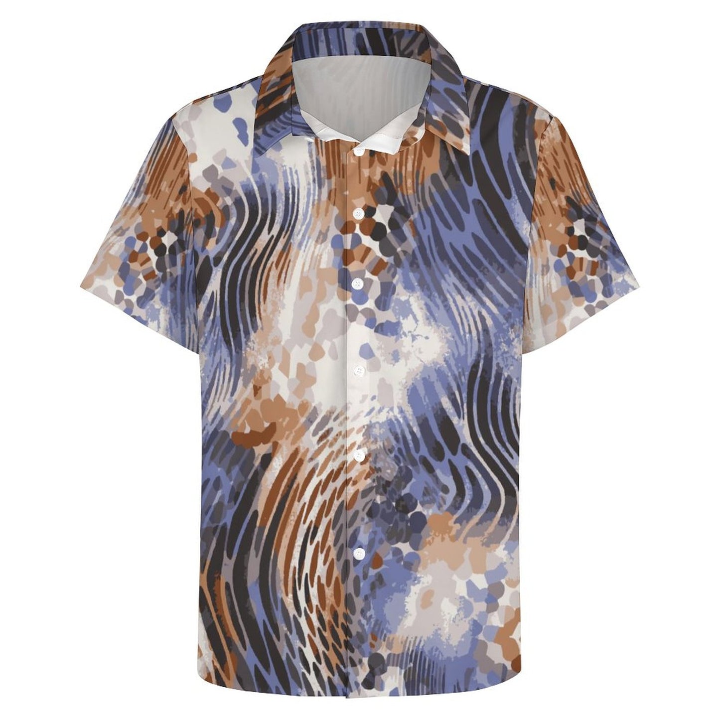 Men's Fashion Casual Printed Short Sleeve Shirts 2306105116