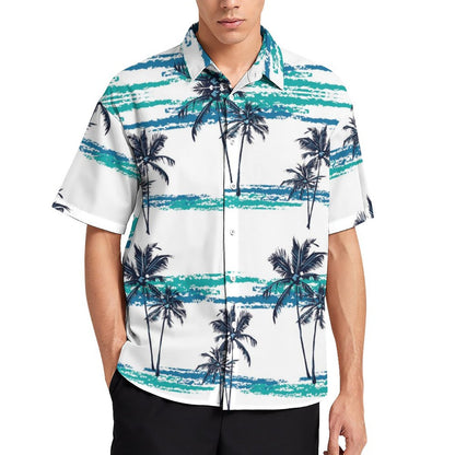 Men's Hawaiian Print Resort Shirt 2305106119