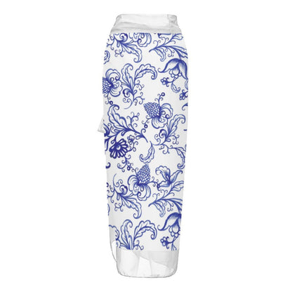 Fashion Printed One Piece Swimsuit And Cover Up 2305105236