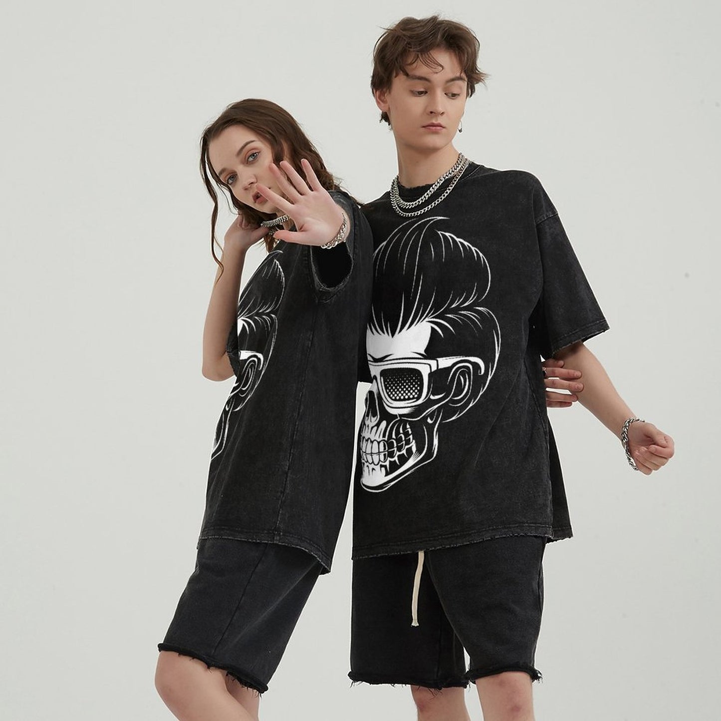 Unisex Vintage Solid Wash T-Shirts 2305101608