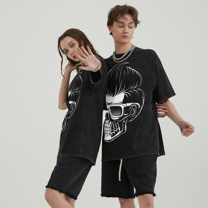 Unisex Vintage Solid Wash T-Shirts 2305101608