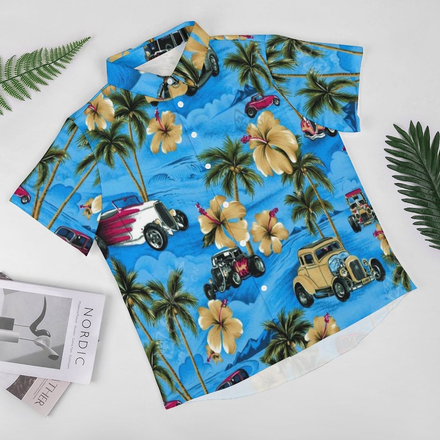 Men's Fashion Casual Printed Short Sleeve Shirts 2306102192