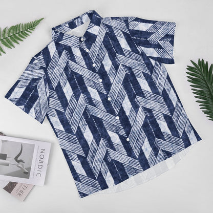 Men's Fashion Casual Printed Short Sleeve Shirts 2306105117