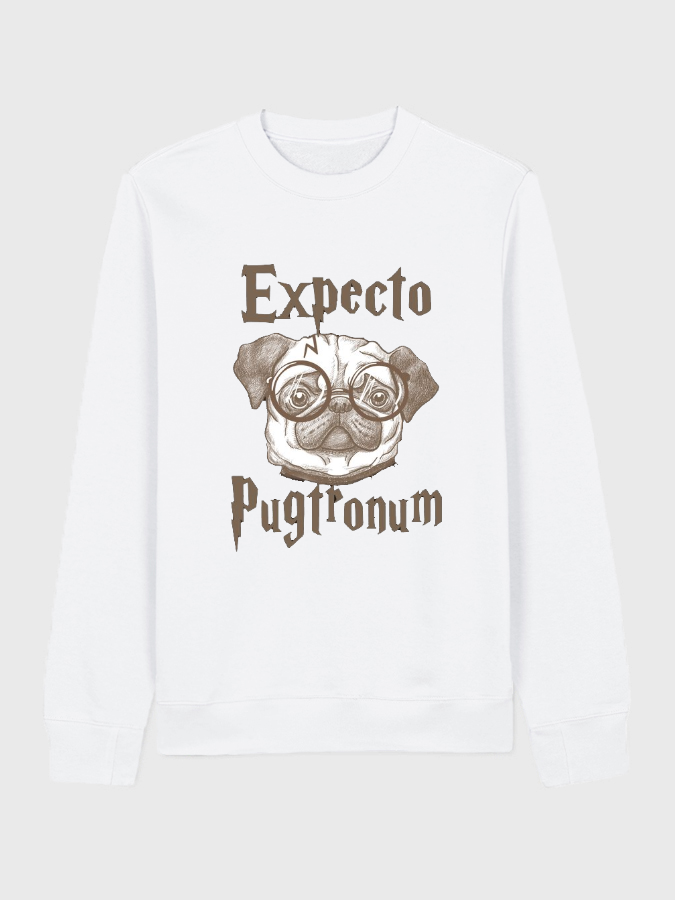 Unisex Round Neck Casual Printed Long Sleeve Sweatshirt