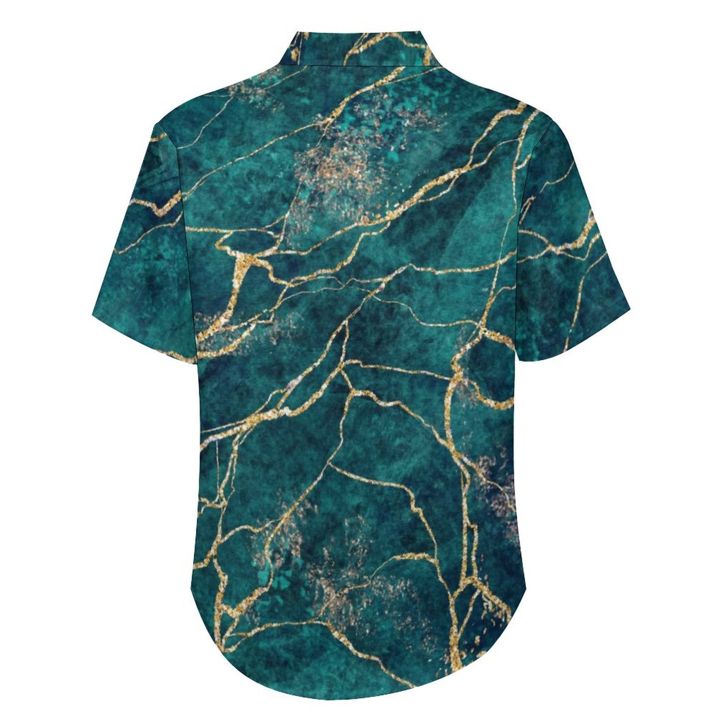 Men's Texture Print Vacation Hawaiian Shirt 2306104055