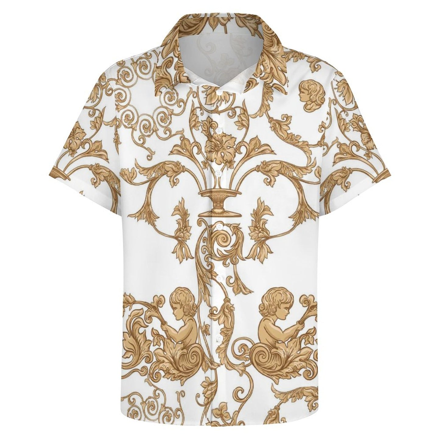 Men's Fashion Casual Printed Short Sleeve Shirts 2306100950