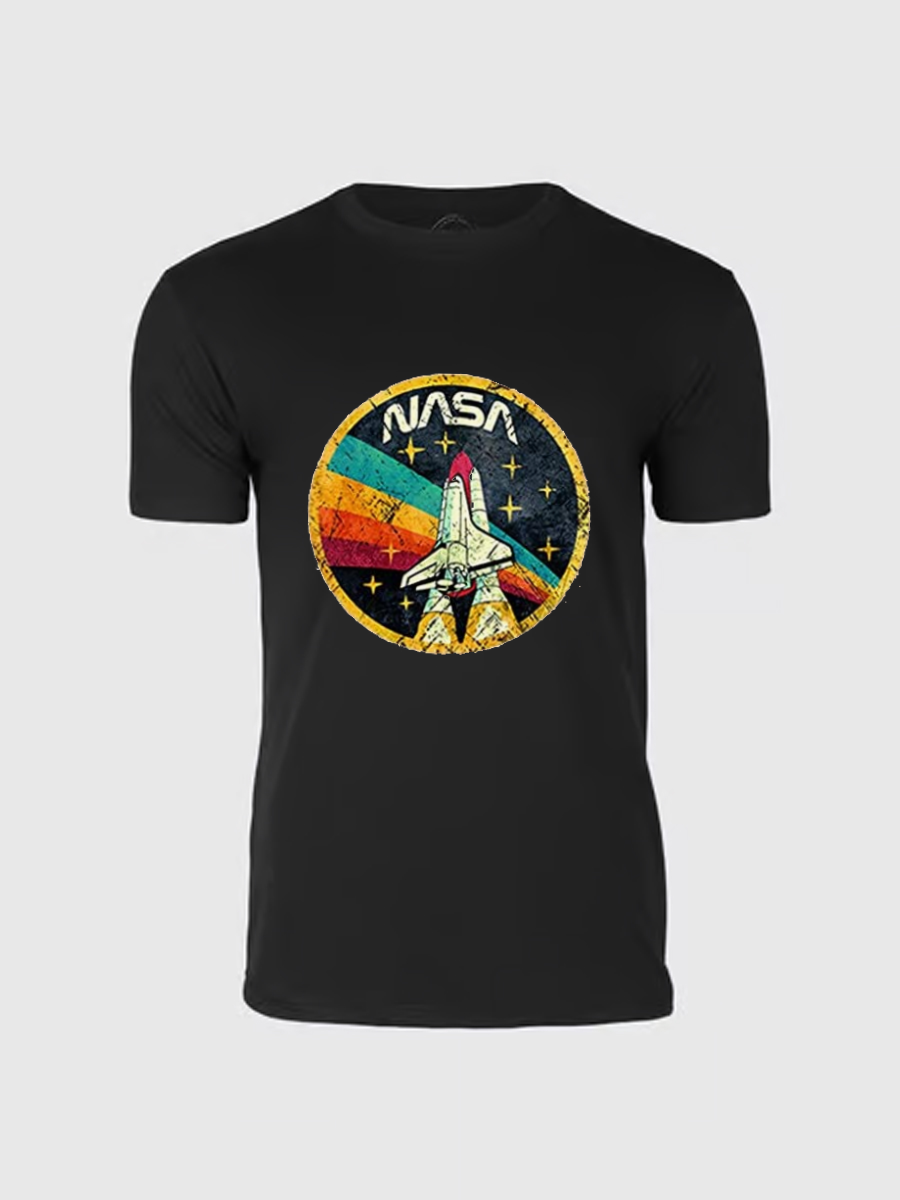 Unisex Round Neck Casual Printed Short Sleeve T-Shirt
