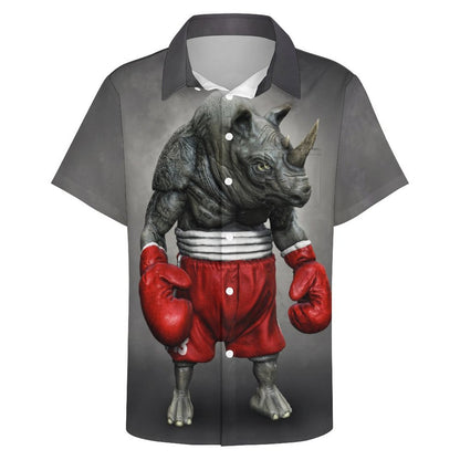 Men's Hawaiian Casual Short Sleeve Shirt 2306103347
