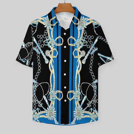 Men's Fashion Casual Printed Short Sleeve Shirts 2306100947