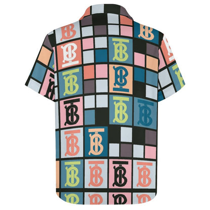 Men's Fashion Casual Printed Short Sleeve Shirts 2306105154