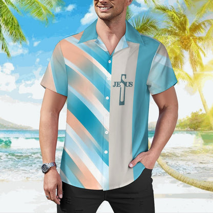 Men's Hawaiian Print Casual Shirt 2304105779