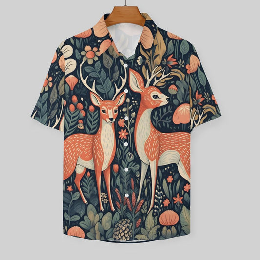 Men's Fashion Casual Printed Short Sleeve Shirts 2305106990