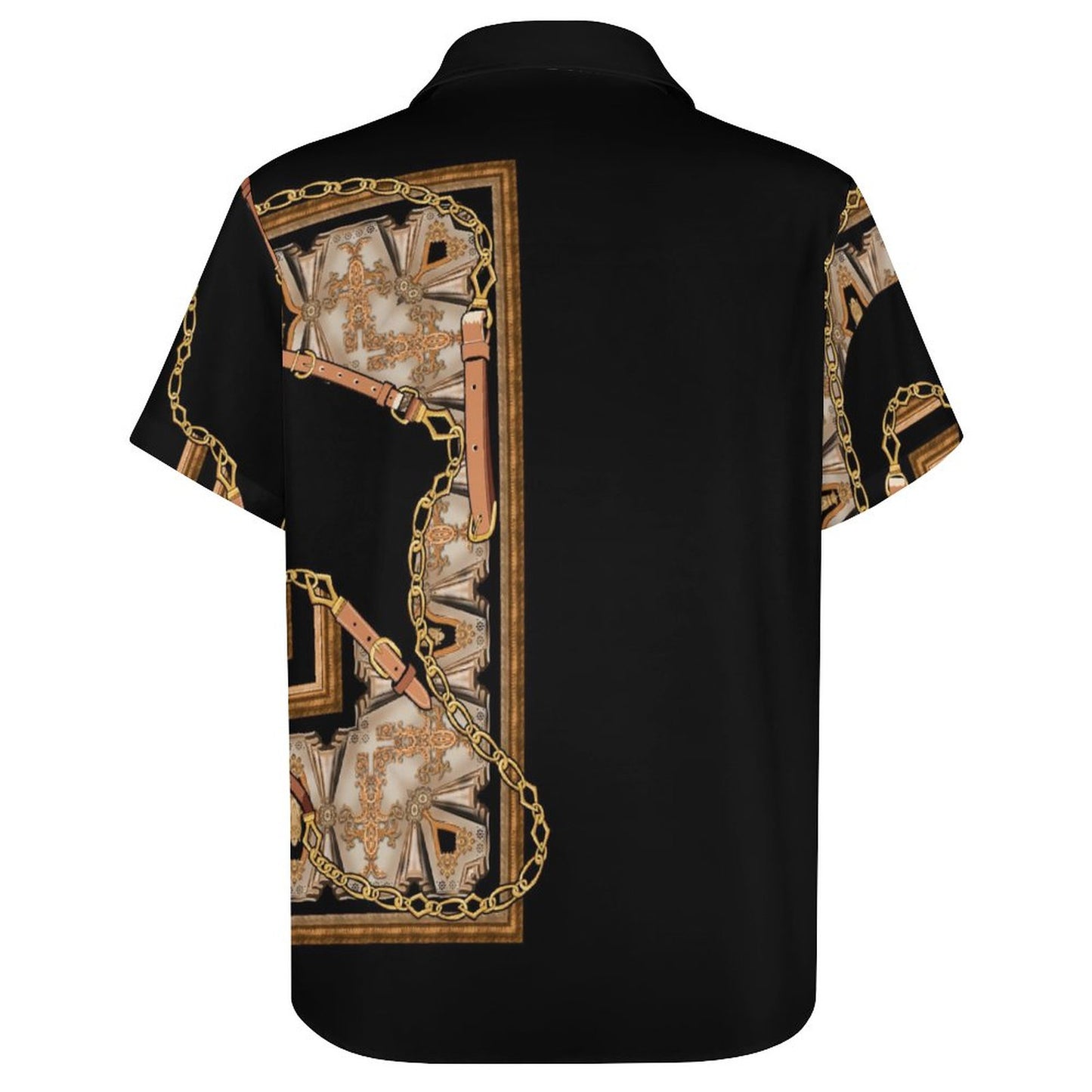 Men's Fashion Casual Printed Short Sleeve Shirts 2306100786