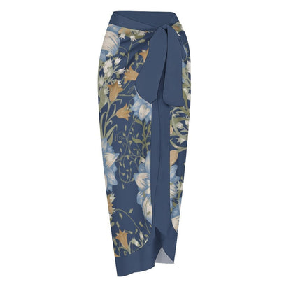 Casual Printed One-Piece Swimsuit And Cover Up 2305102663