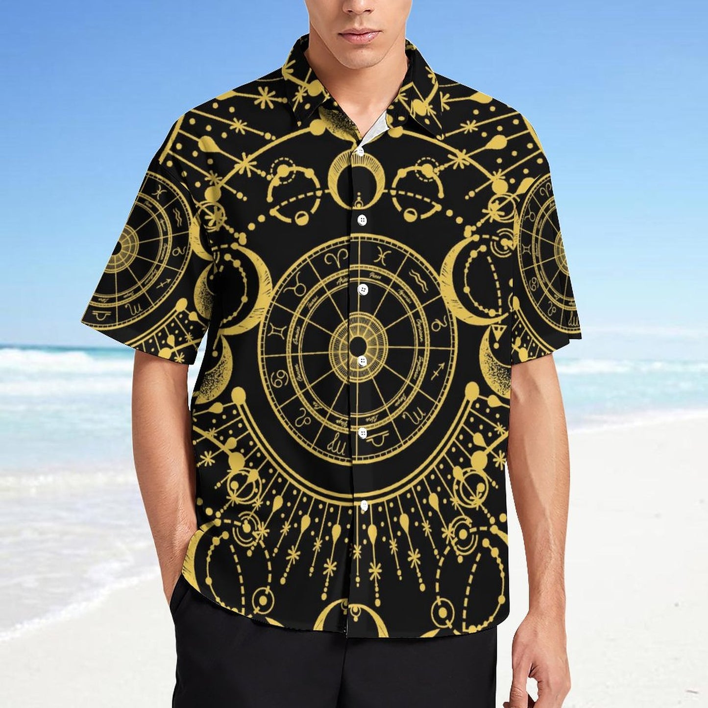Men's Fashion Casual Printed Short Sleeve Shirts 2306101051
