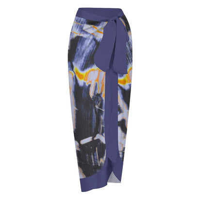 Fashion Printed One Piece Swimsuit And Cover Up 2305104442