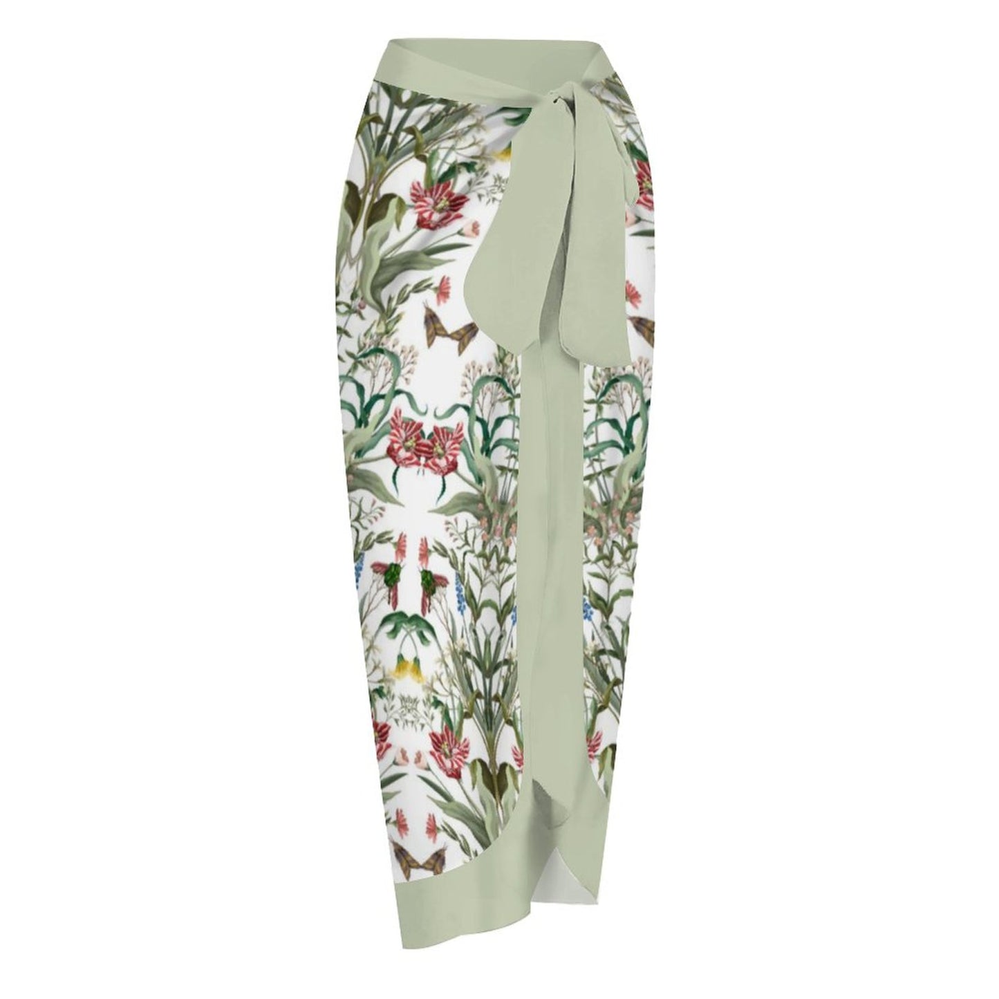 Casual Printed One-Piece Swimsuit And Cover Up 2305103380