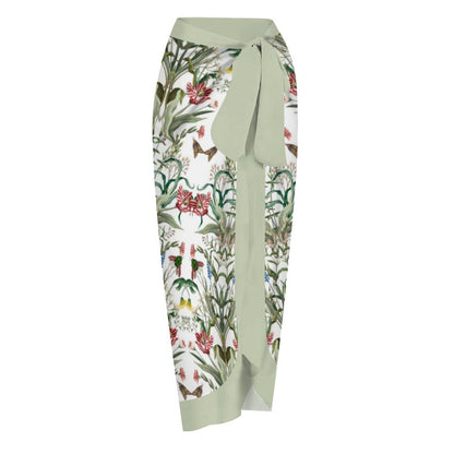 Casual Printed One-Piece Swimsuit And Cover Up 2305103380