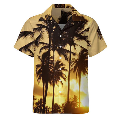 Men's Hawaiian Print Casual Shirt 2304107432
