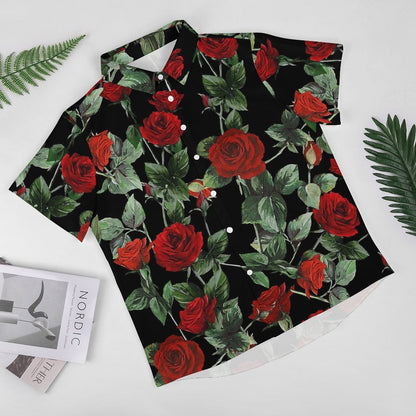 Men's Fashion Casual Printed Short Sleeve Shirts 2305107067