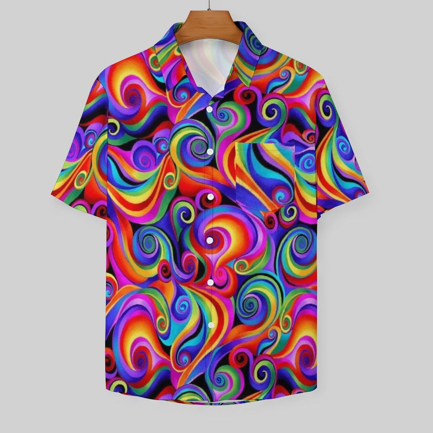 Men's Hawaiian Casual Short Sleeve Shirt 2306103186