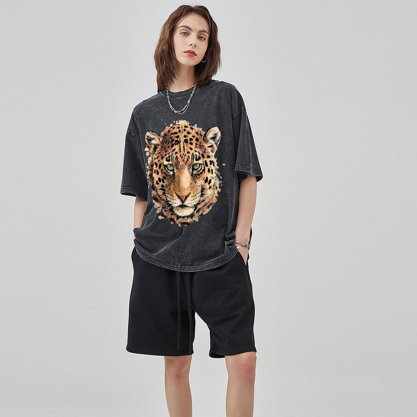 Unisex Vintage Solid Wash T-Shirts 2305101615