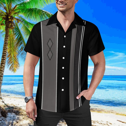 Men's Hawaiian Print Casual Shirt 2304104820