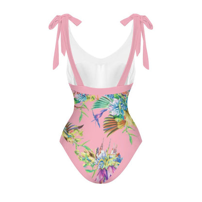 Casual Printed One-Piece Swimsuit And Cover Up 2305102743