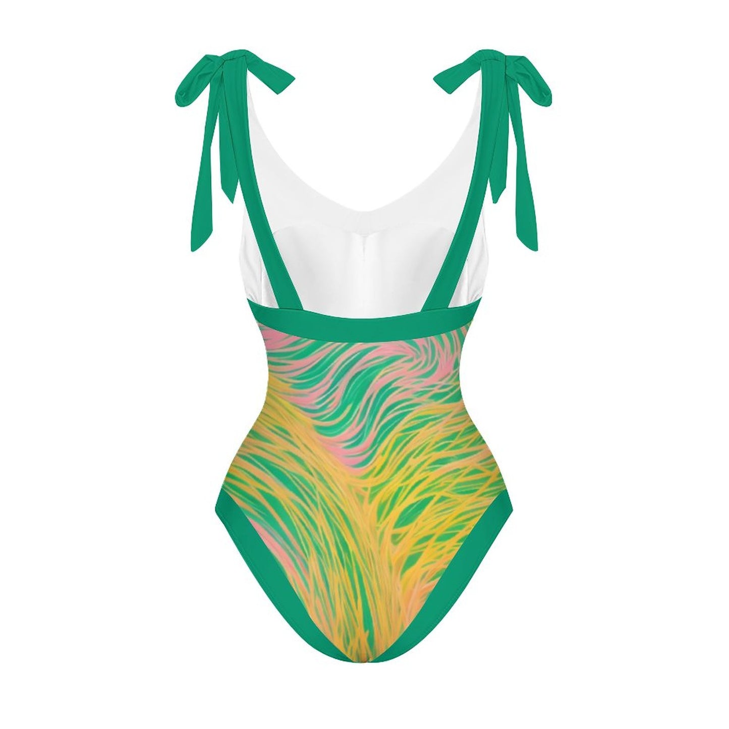 Casual Printed One Piece Swimsuit And Cover Up 2305104482