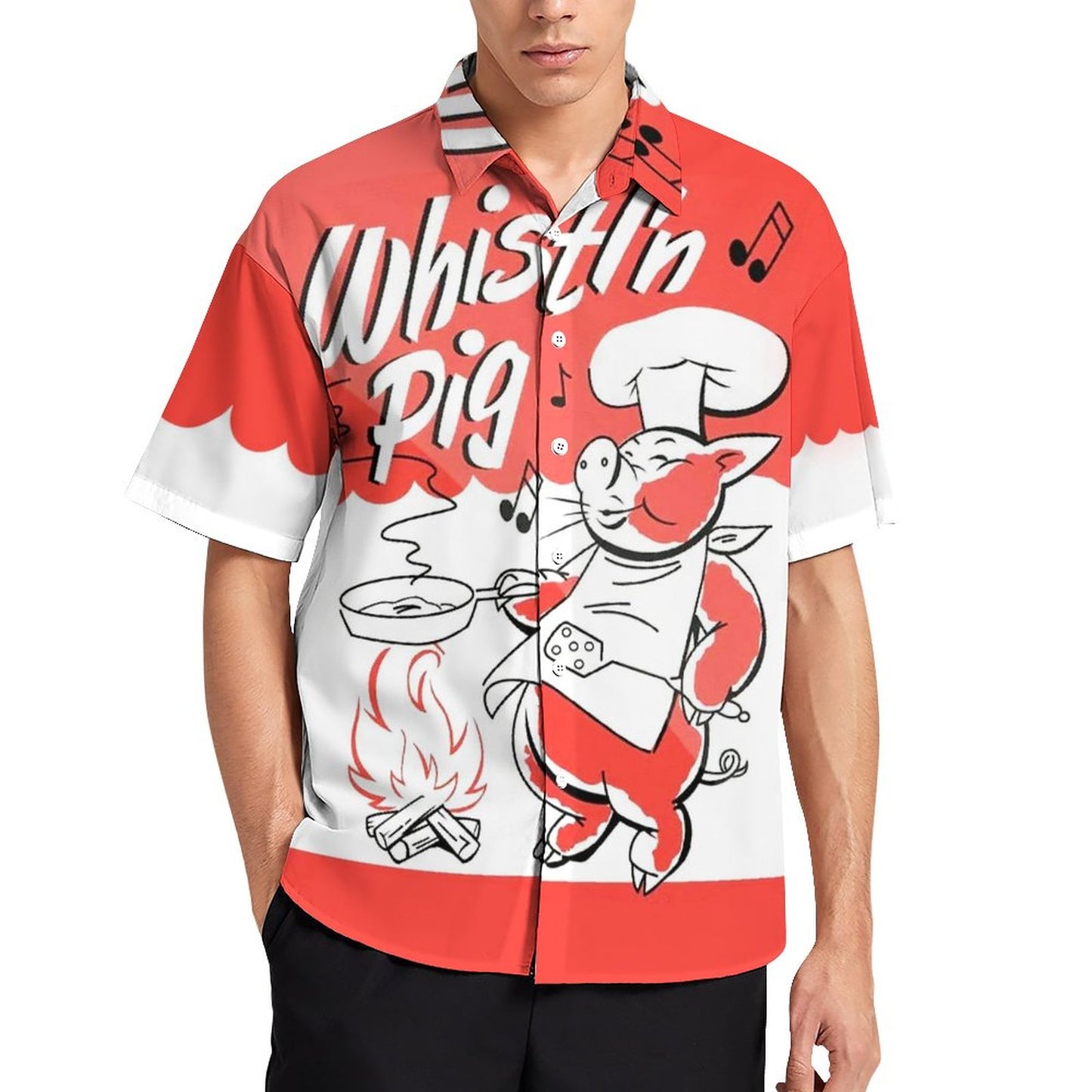 Men's Fashion Casual Printed Short Sleeve Shirts 2306100918