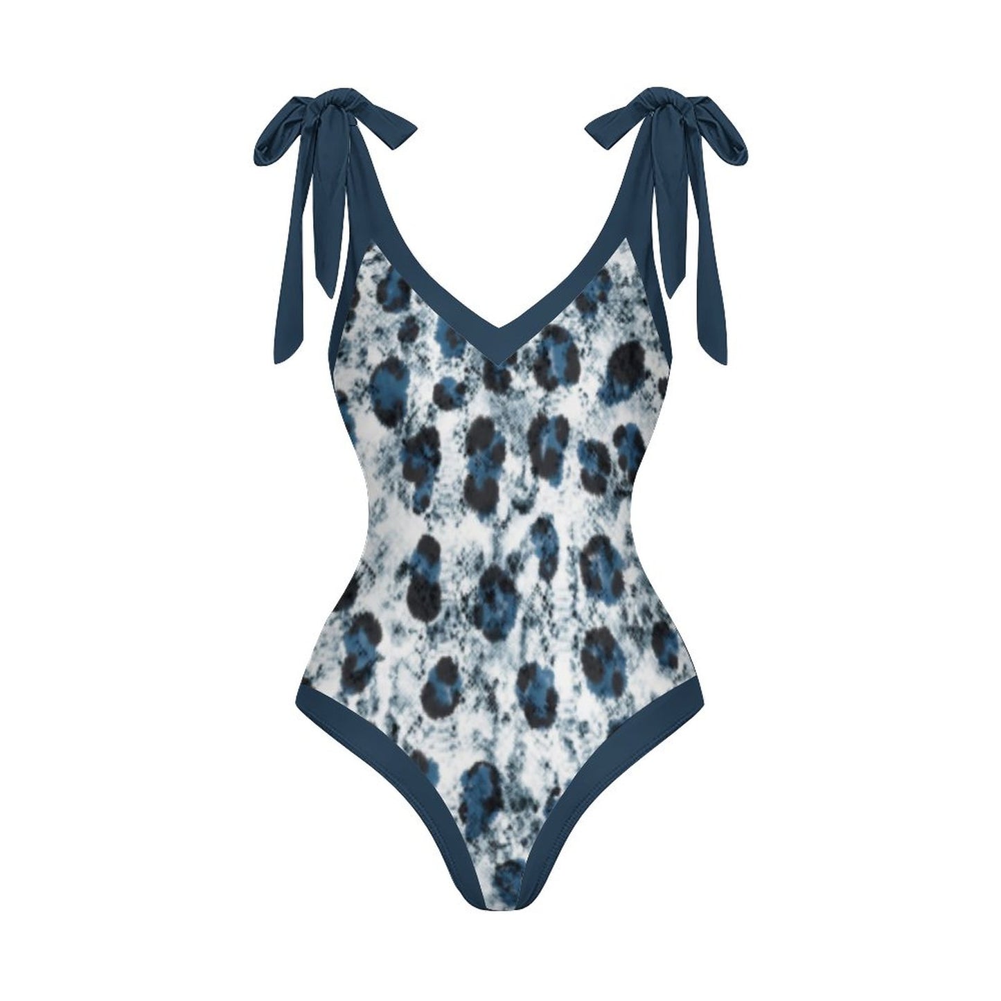 Casual Printed One-Piece Swimsuit And Cover Up 2305102605