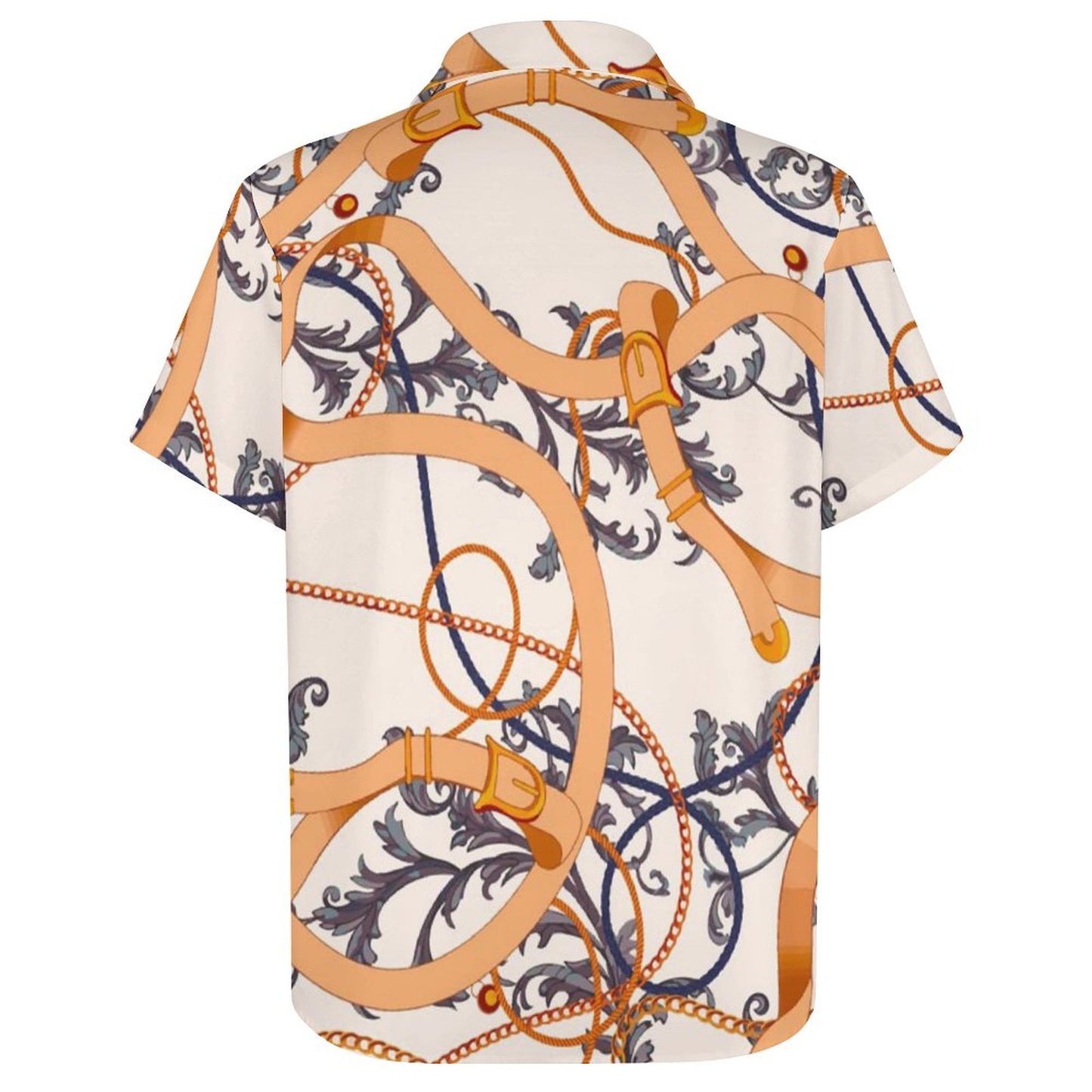 Men's Fashion Casual Printed Short Sleeve Shirts 2306100960
